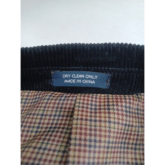 Saddlebred 46R Black 100% Cotton Corduroy Blazer Sport Coat Jacket - Picture 7 of 10